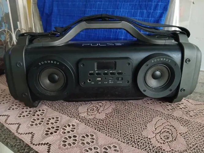 Caixa som Bluetooth, rádio, Usb