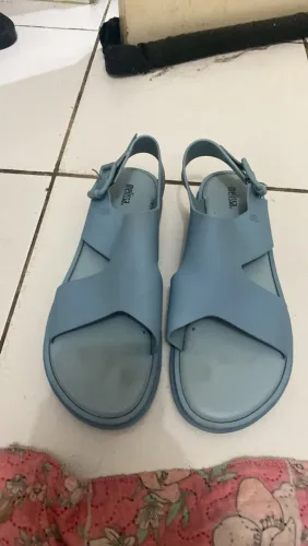 Sandália Melissa azul tamanho 39