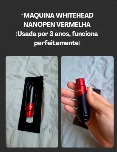 Máquina Tatuagem whitehead na open vermelha
