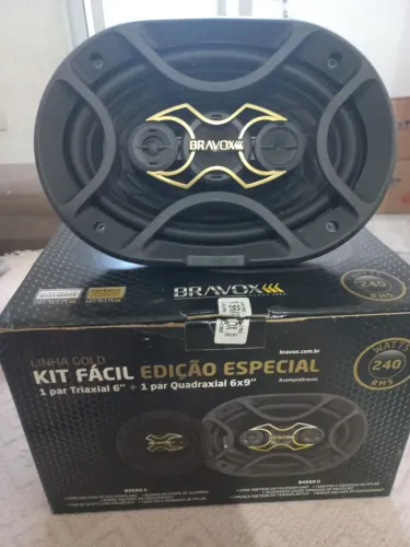 Par de Quadraxial 6x9" (B4X69 Gold): Custa entre R$ 170,00