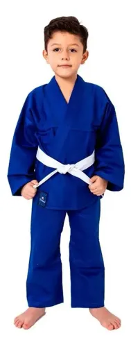 Kimono torar azul infantil 10 a 12 anos