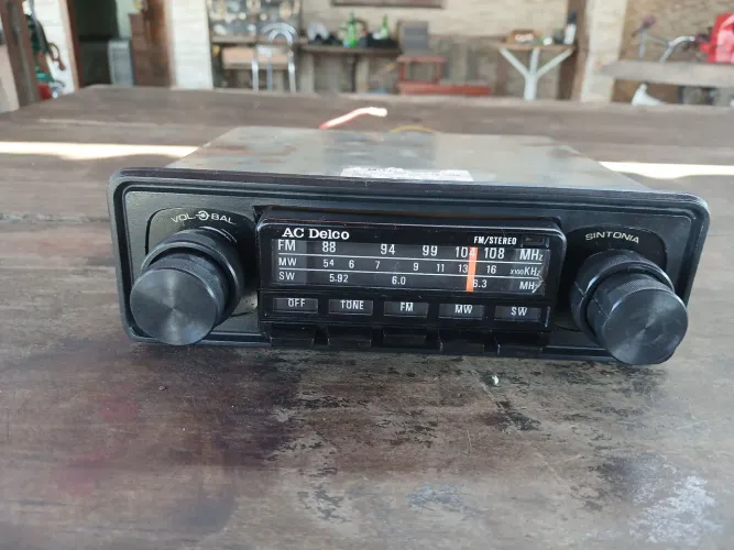 Rádio original AC delco GM opala D20 Monza 