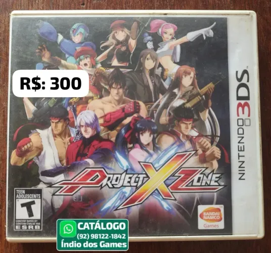 Project X Zone = R$: 300