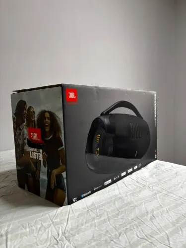 Caixa De Som Bluetooth Jbl Boombox 3 Wifi Preta
