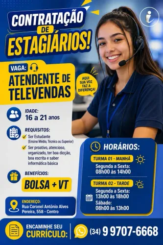 VAGA PARA JOVENS 