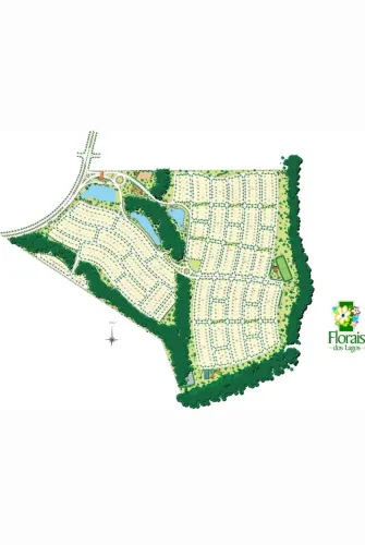 Terreno condomínio florais dos lagos 436mts plano