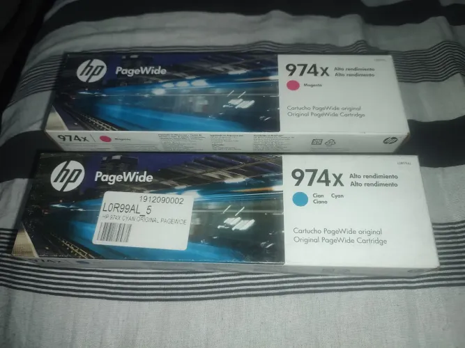 Cartuchos HP PageWide 974x magenta//ciano ciano cyan