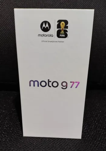 Smartphone Moto G77 6.8 256GB 5G Camera 108MP Marrom Novo Lacrado Acompanhar Nota Fiscal