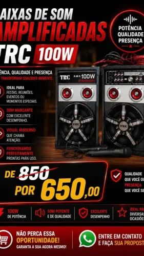 Caixa de som amplificada