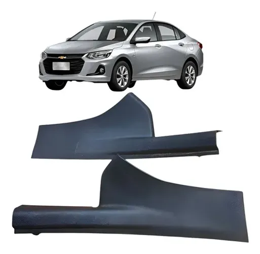 Par Soleira Traseira Onix Plus Ltz Manual 2023 (usado) Preto