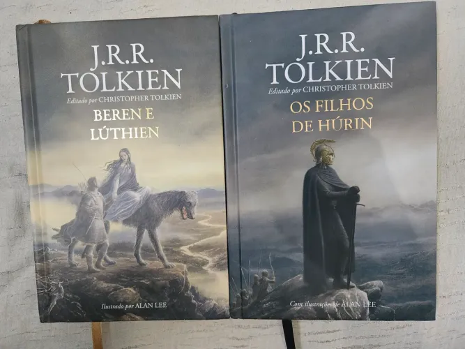 Livros J.R.R Tolkien Os Filhos de Húrin e Beren & Lúthien