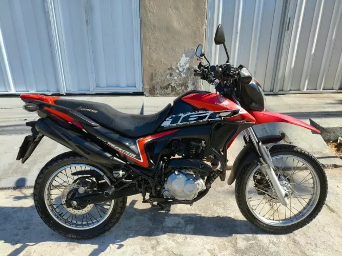 Moto Honda Bros 160 2021 Vermelha Seminova