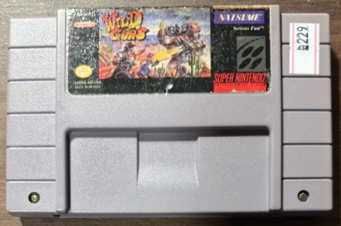 Wild Guns Original SNES Super Nintendo 229