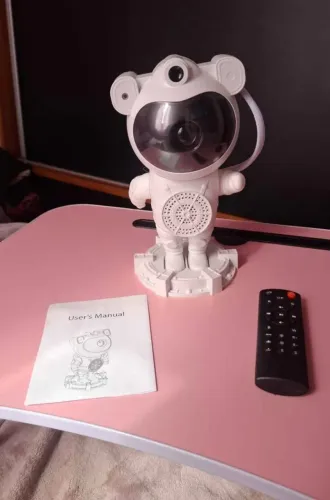 projetor astronauta com bluetooth
