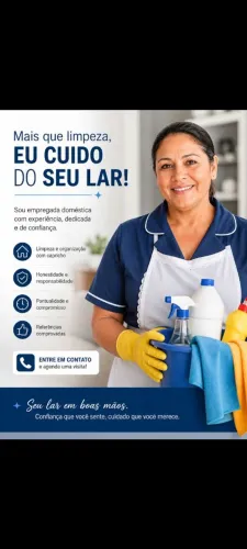 Melhor de minas (faxineira)+20ano de experiência