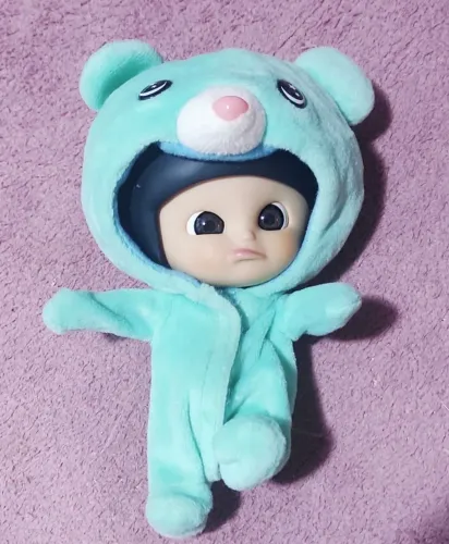 Mini Muichan Original IXTEE com kigurumi - N Blythe Pullip Bjd Barbie Popmart 