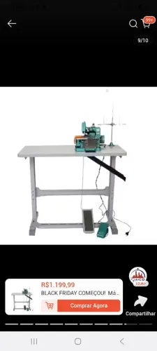 Overlok semi industrial c motor