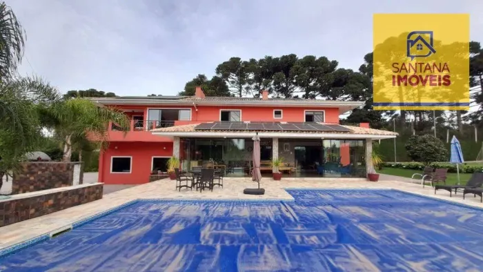 Chácara com 5 dormitórios à venda, 6200 m² por R$ 3.100.000,00 - Fazendinha - Campo Largo/