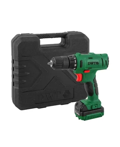 PARAFUSADEIRA FURADEIRA A BATERIA DWT PFD120 BIVOLT + MALETA COM 17 PÇS