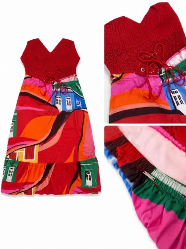 Vestido longo lez a lez