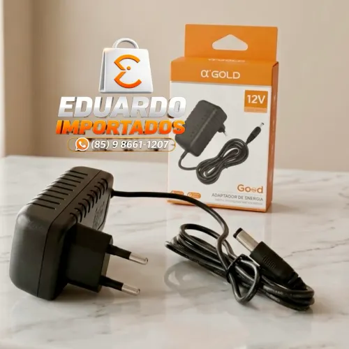 Fonte de Alimentação / Adaptador de Energia 12V