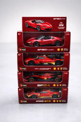 4  Miniaturas Carros Ferrari e Shell 1/41 - Shell 2025