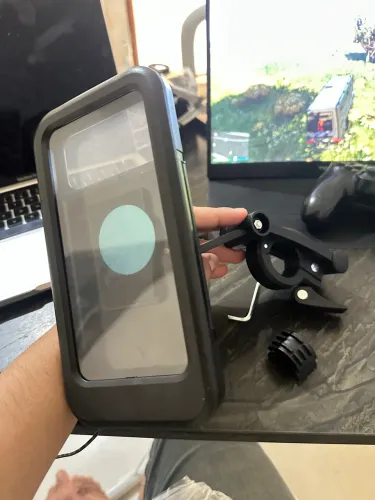 Suporte de Celular para Moto e Bicicleta à Prova d?Água com Articulação e mage safe 