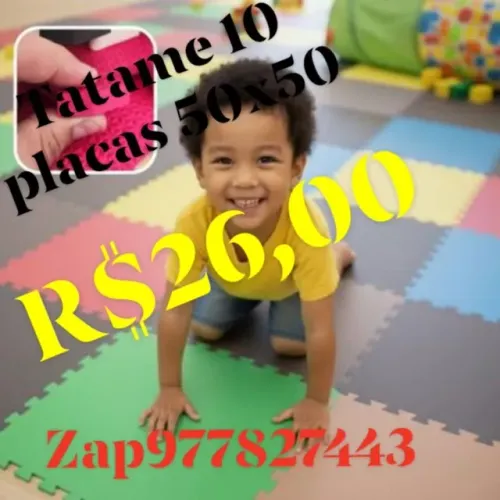 Tatame infantil 50cm x 50cm 