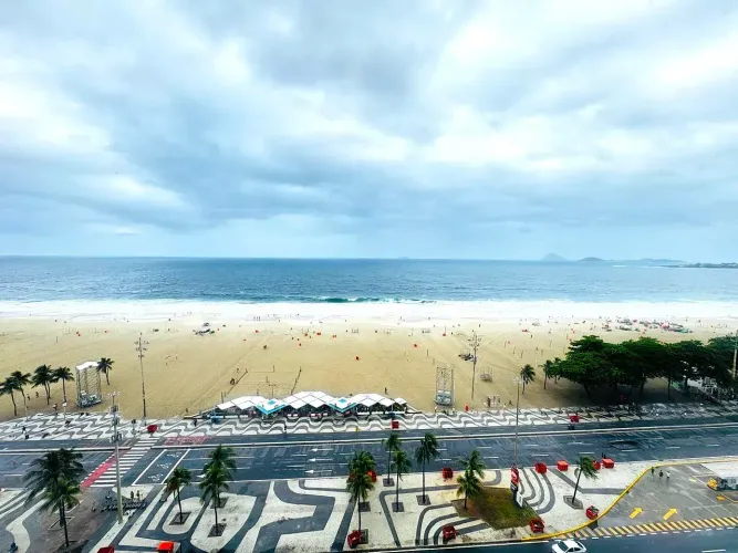 Cobertura duplex, 4 suítes vista mar - Copacabana