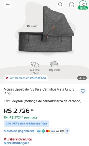 Moisés e Cadeira Dos  EUA
