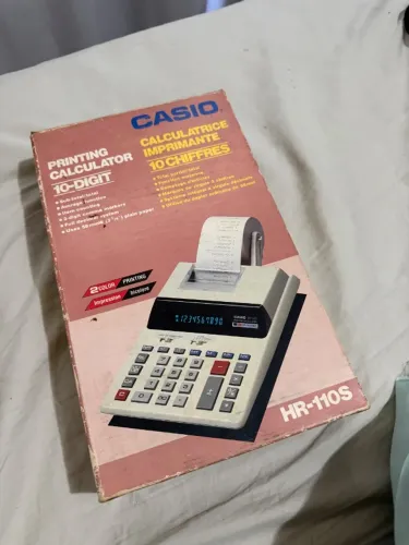 Calculadora Casio Vintage - Impressora