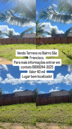Vendo terreno bairro São Francisco Vitória