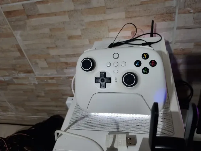CONTROLE 8BitDo ultimate hall edition DETALHE RT precisa aperta forte!