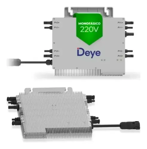 Microinversor Deye Para 4 Placas Solar 2,25kwp Sun-m225g4-eu-q0-1 - Com Wi-fi 