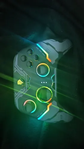 Vendo controle gamepad easy smx x15 RGB dongle , bluetooth , hall effect