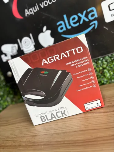 Sanduicheira e Grill - AGRATTO - PRODUTO NOVO COM GARANTIA
