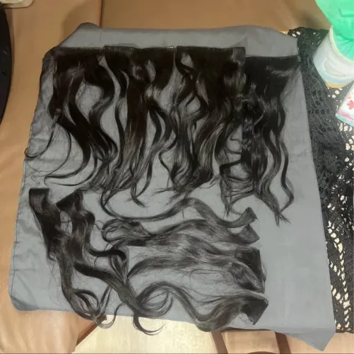 Aplique de cabelo método faixa