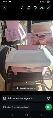 Cadeira alimentação