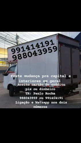Frete barato rápido e eficiente, mudanças em geral