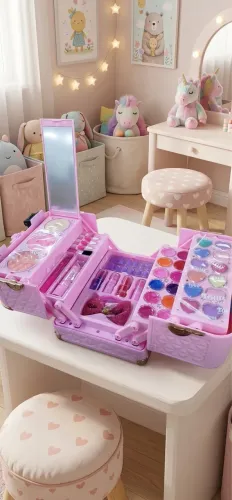 Maleta de maquiagem infantil