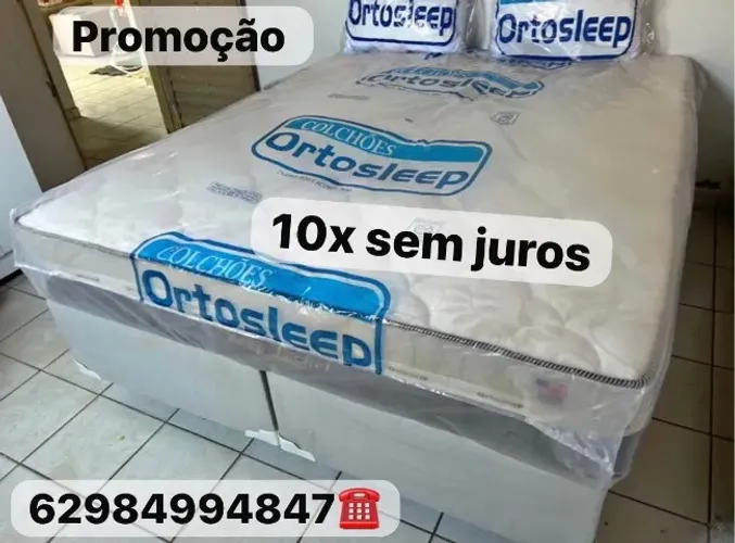 Colchão Queen (novo embalado) Parcelamos sem juros