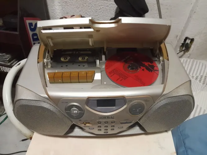 Rádio CD portátil Philips microsistem