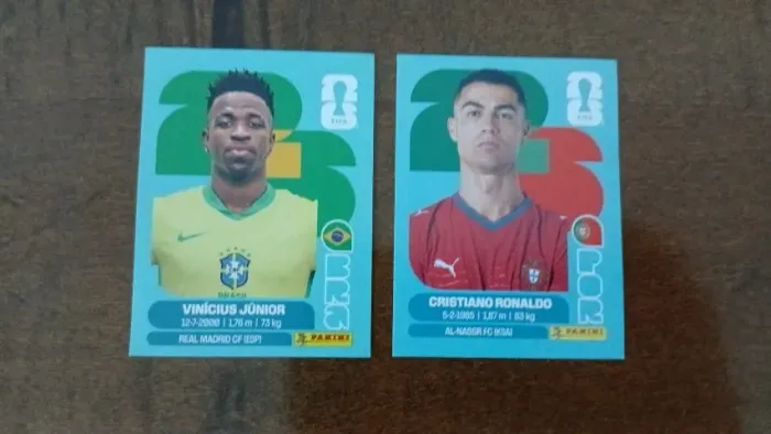 2 Figurinhas CRAQUES Copa do mundo 2026 Originais Panini