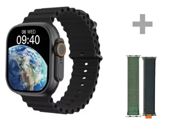 Smartwatch Blulory Ultra Max Ios Android Preto 49mm