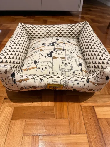 Caminha Pet Estampada para Cachorro ou Gato com Laterais Acolchoadas