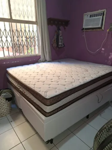 Bau box+Colchão queen