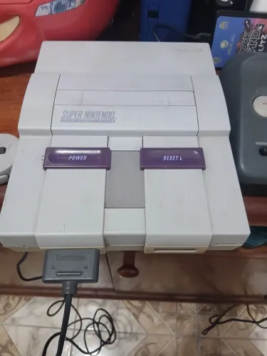 Super nintendo completo com 3 jogos originais