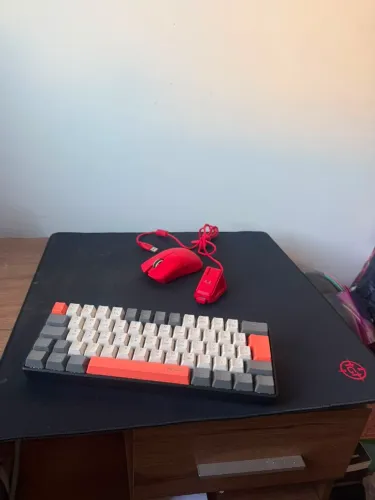 Mouse Attack Shark x11 + Teclado 60% Mecânico + Brinde Mouse Pad