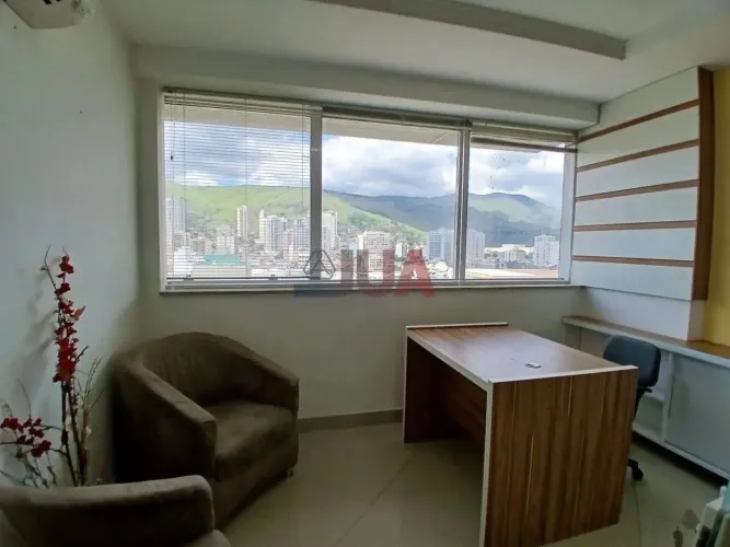 Sala Comercial dos Sonhos no Coração de Nova Iguaçu - Mobiliada e Pronta Para Uso!