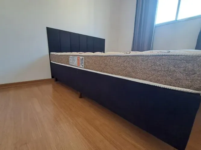 CAMA DE CASAL BOX + COLCHÃO
